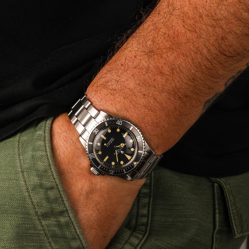 1974 (circa) Rolex submariner, Comex non logo first series, small number, extremely rare reference 5514, Bianchi papers (documents)!