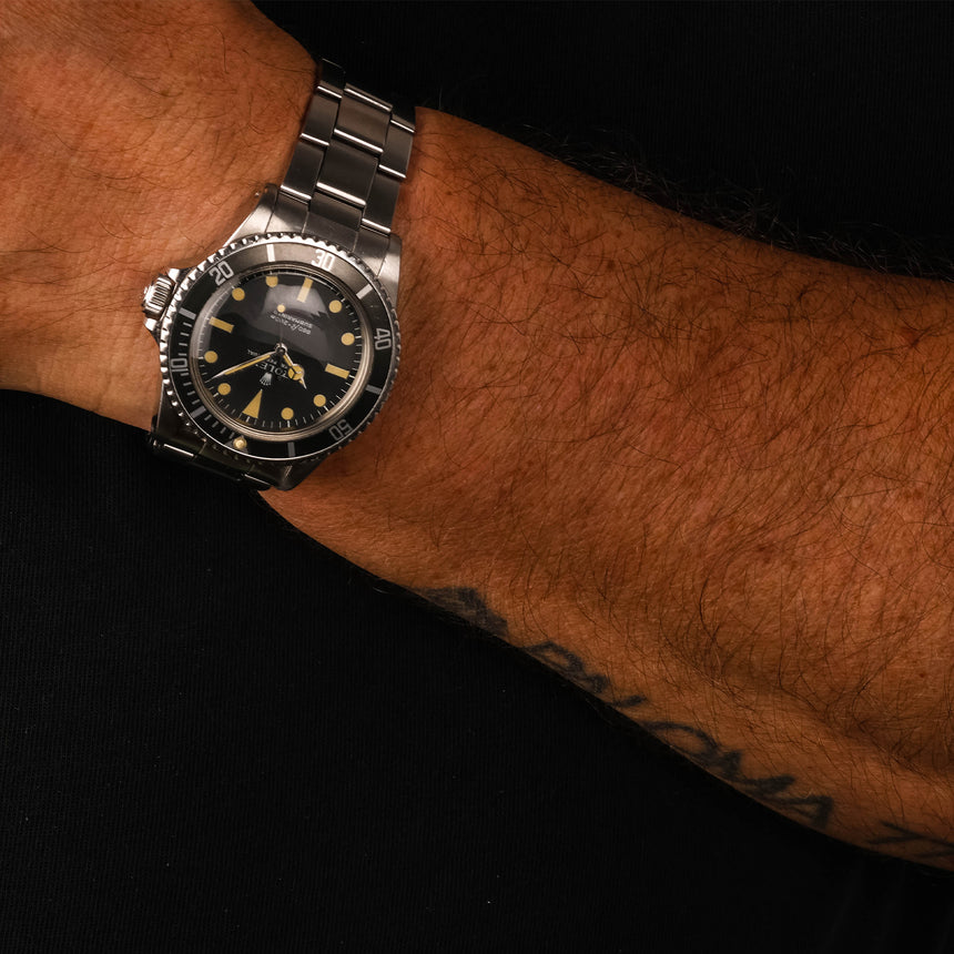 1974 (circa) Rolex submariner, Comex non logo first series, small number, extremely rare reference 5514, Bianchi papers (documents)!