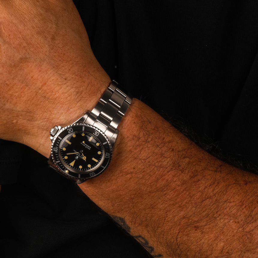 1974 (circa) Rolex submariner, Comex non logo first series, small number, extremely rare reference 5514, Bianchi papers (documents)!