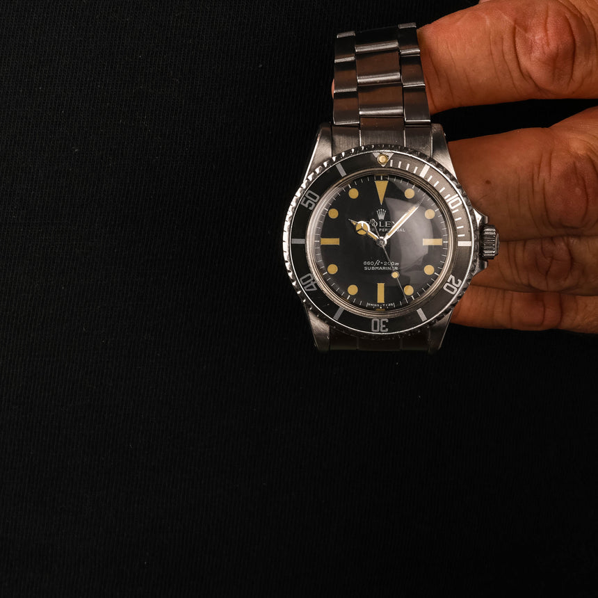 1974 (circa) Rolex submariner, Comex non logo first series, small number, extremely rare reference 5514, Bianchi papers (documents)!