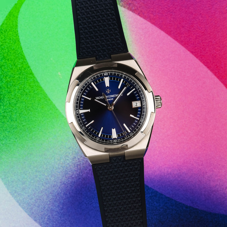 2021 Vacheron Constantin Overseas Blue dial ref: 4520V/210A-B128 Full Set
