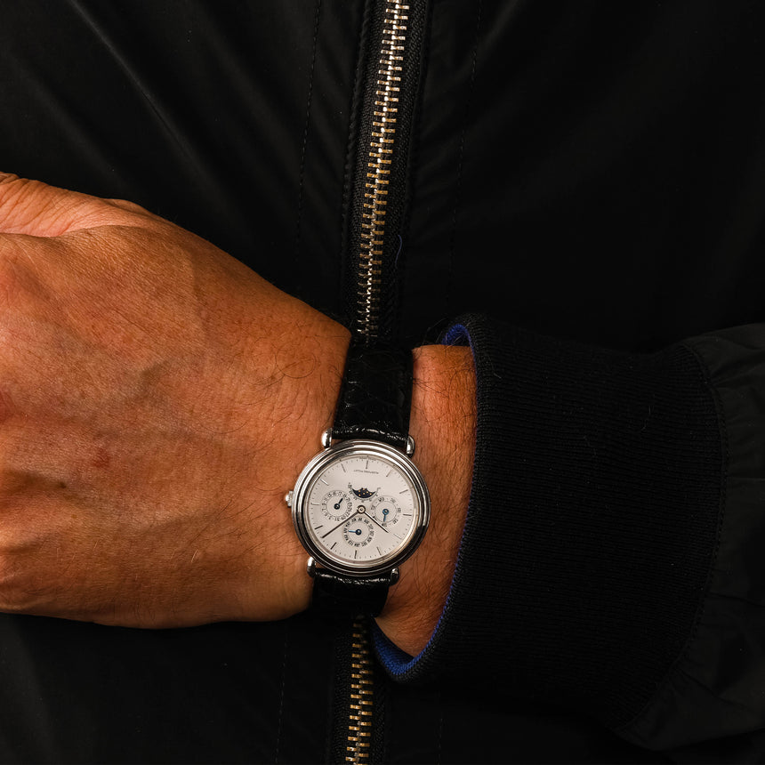 1991 Audemars Piguet Quantieme Perpetuel in Platinum Ref: 25717PT : Full Collector Set Only 70 Ex. !
