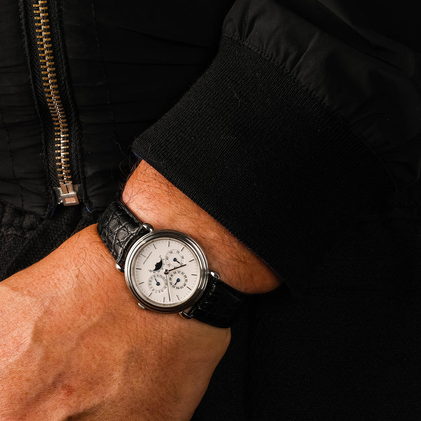 1991 Audemars Piguet Quantieme Perpetuel in Platinum Ref: 25717PT : Full Collector Set Only 70 Ex. !