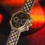 1990 (Circa) Gérald Genta Success Octagonal Chronograph with Faceted Carbon Fibre Dial Ref: 3388.7 Full Set Rare !