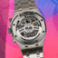 2022 Audemars Piguet Royal Oak 50Th Anniversary White dial Ref: 26240st Full Set NEW STICKERS