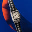 1983 Cartier Santos in steel ref 2960 Godron, cream dial : Full set
