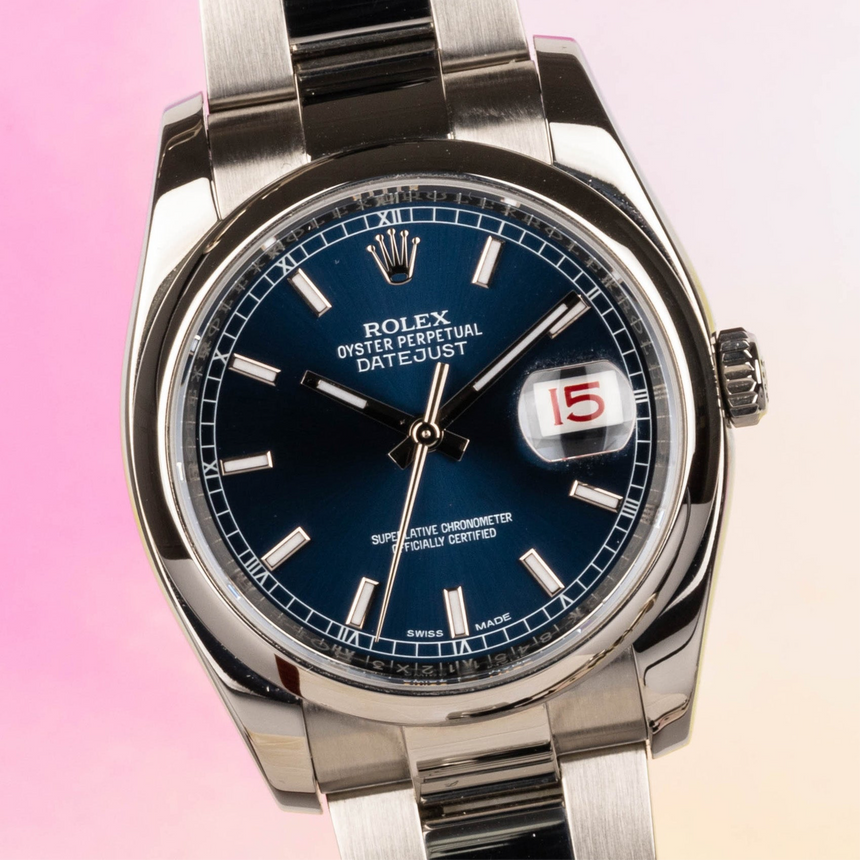 2017 Rolex Datejust Blue dial