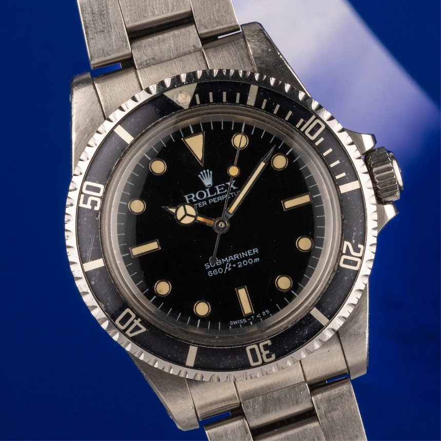 1984 (circa) Rolex Submariner no date ref 5513: Original papers & top conditions !