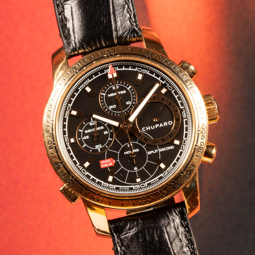 2006 Chopard Mille Miglia in 750 Rose gold, reference 16/1261: full set & service invoice