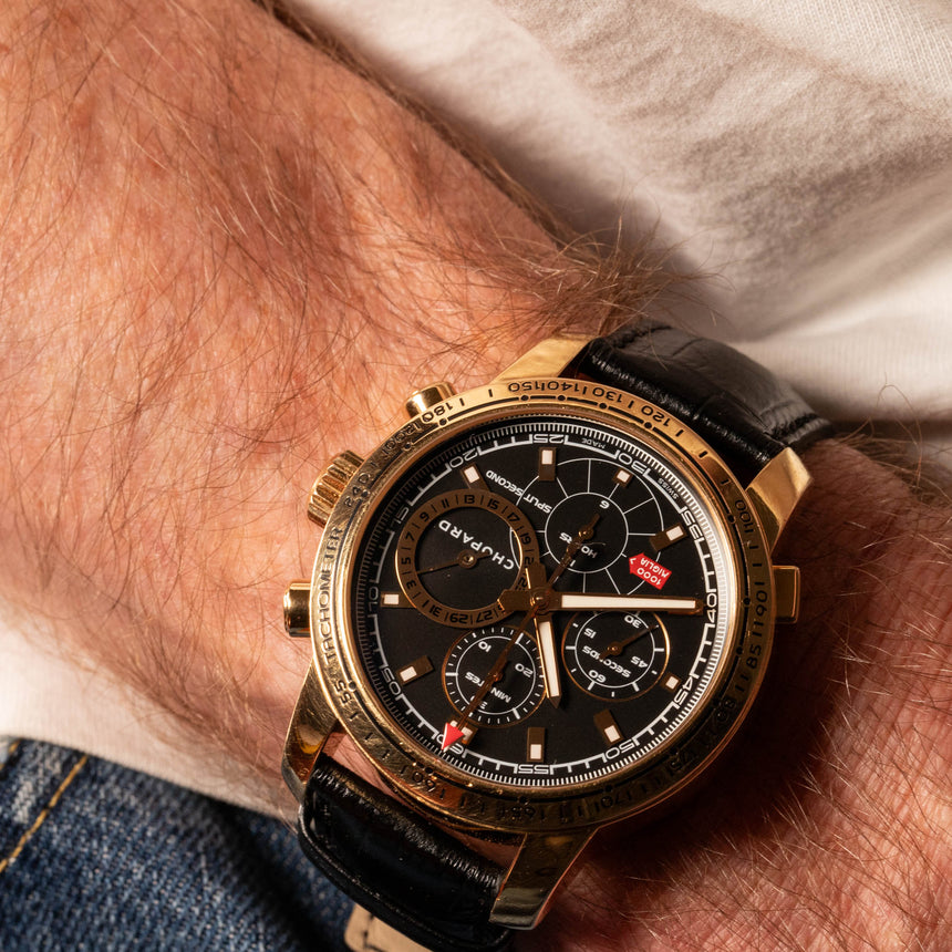 2006 Chopard Mille Miglia in 750 Rose gold, reference 16/1261: full set & service invoice