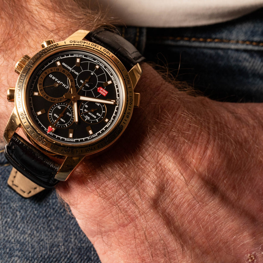 2006 Chopard Mille Miglia in 750 Rose gold, reference 16/1261: full set & service invoice
