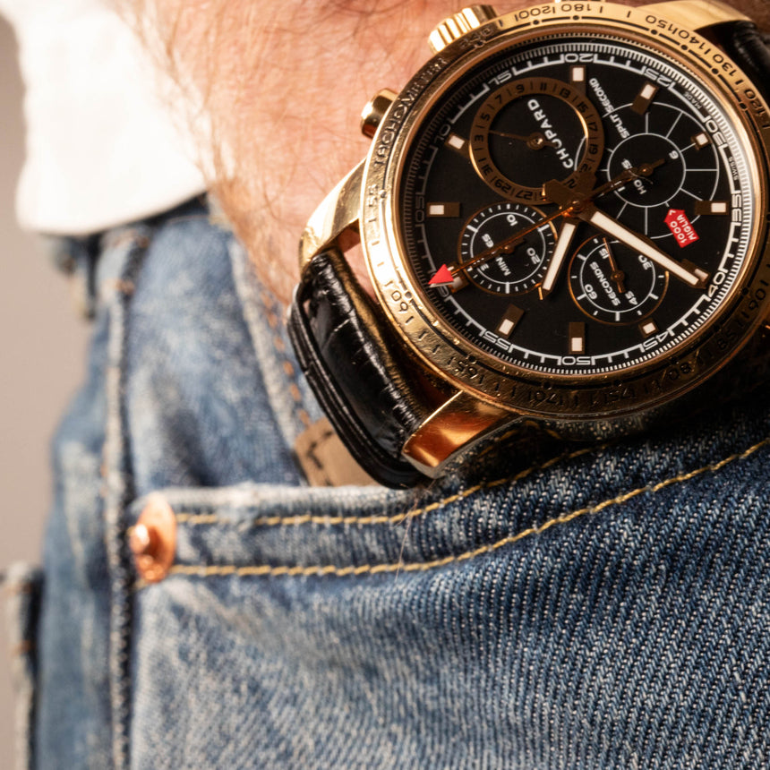 2006 Chopard Mille Miglia in 750 Rose gold, reference 16/1261: full set & service invoice