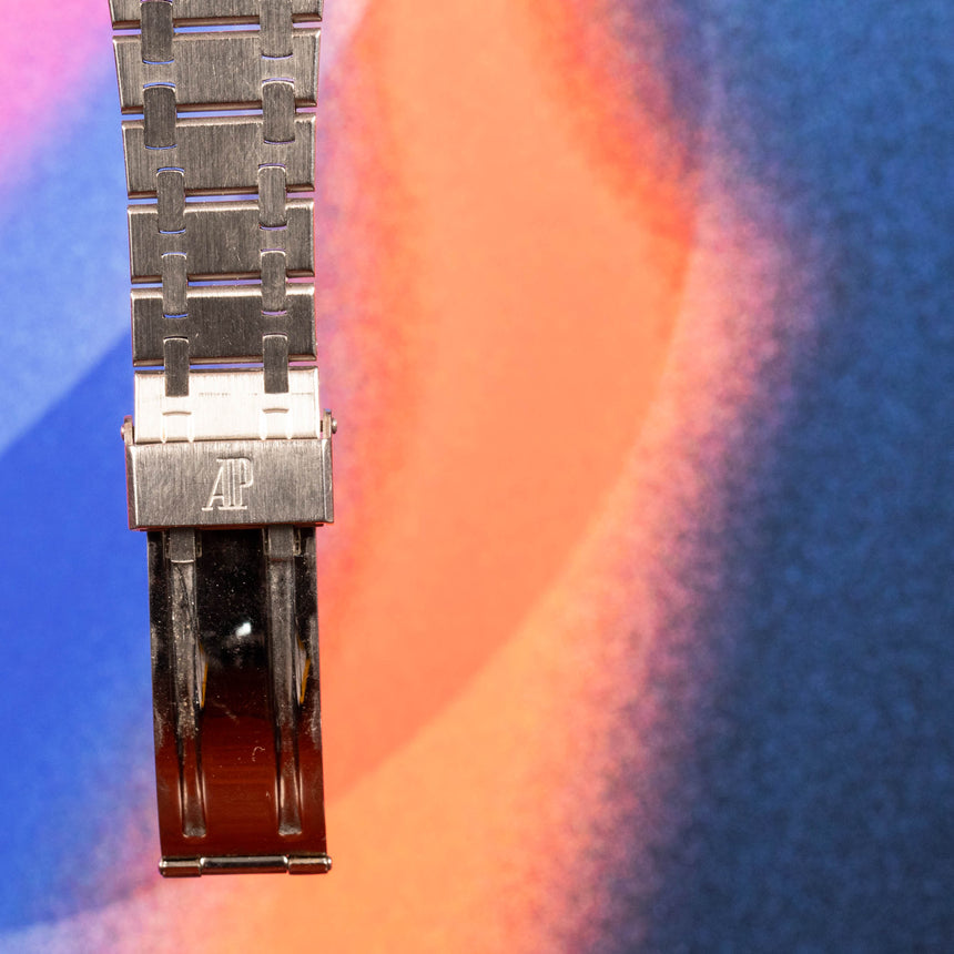 1986 (circa) Audemars Piguet Royal Oak mid-size, quite rare version, reference 14486st: UNTOUCHED