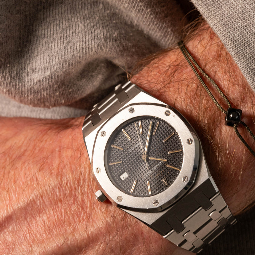 1986 (circa) Audemars Piguet Royal Oak mid-size, quite rare version, reference 14486st: UNTOUCHED