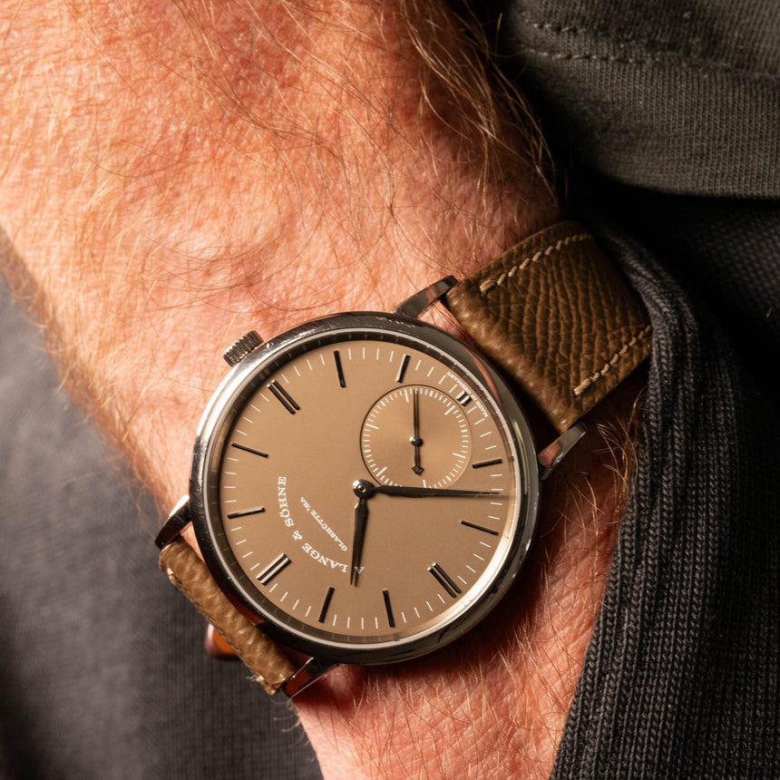 2020 A Lange und sohne ALS Saxonia special edition, tobacco dial