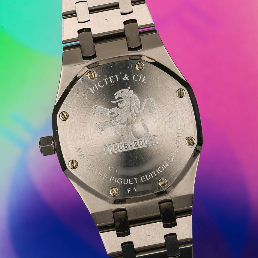2005 Audemars Piguet Pictet & Cie Limited Ref: 15189St Watch & Box Rare