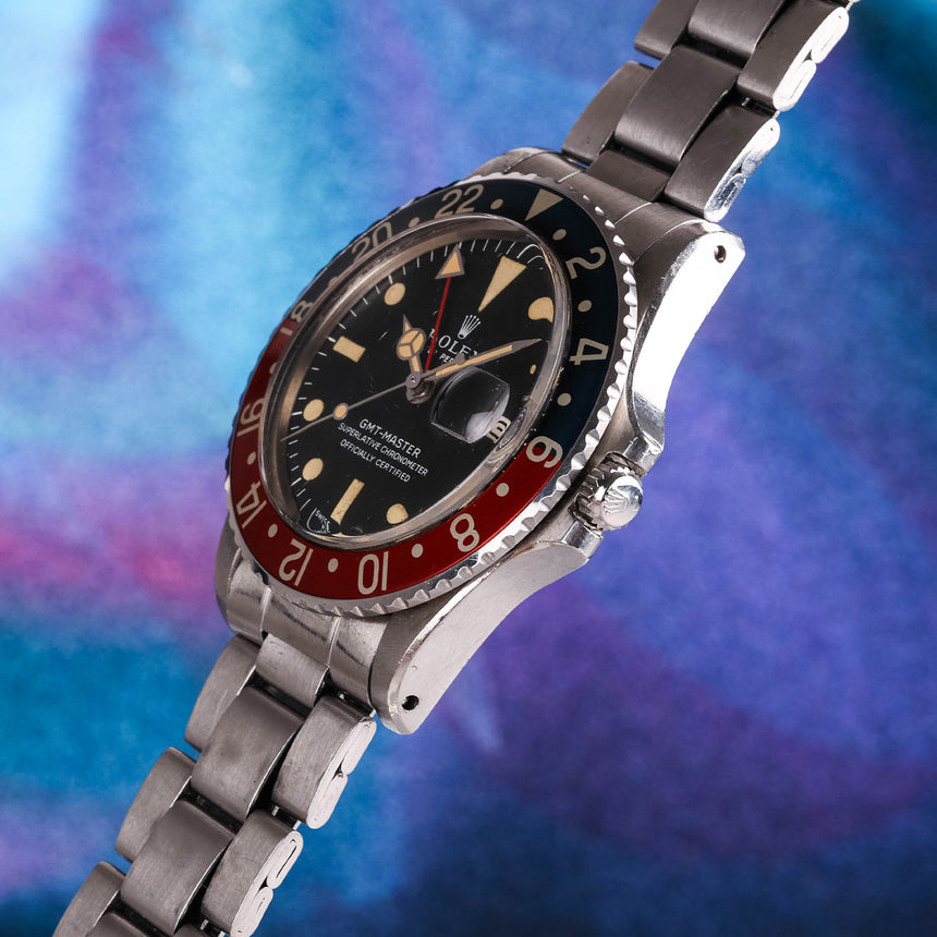 1969 Rolex GMT Master ref: 1675 Full Set UNPOLISHED, Super RARE Stunning !