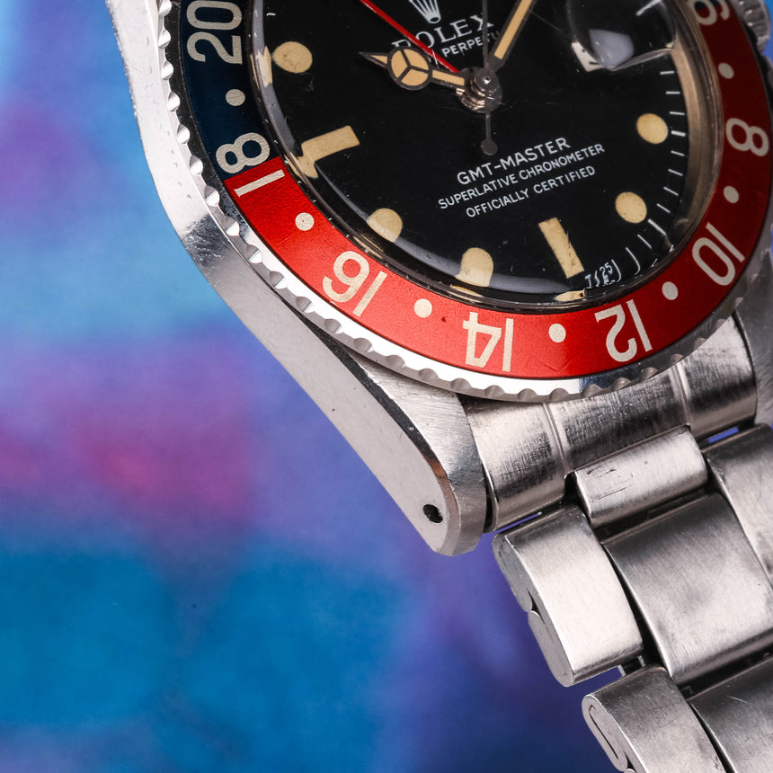 1969 Rolex GMT Master ref: 1675 Full Set UNPOLISHED, Super RARE Stunning !