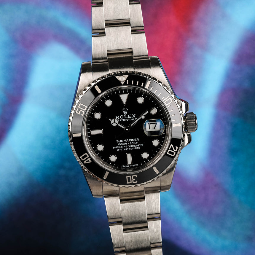 2019 Rolex Submariner Date ref: 116610 : Watch & Rolex Service Card