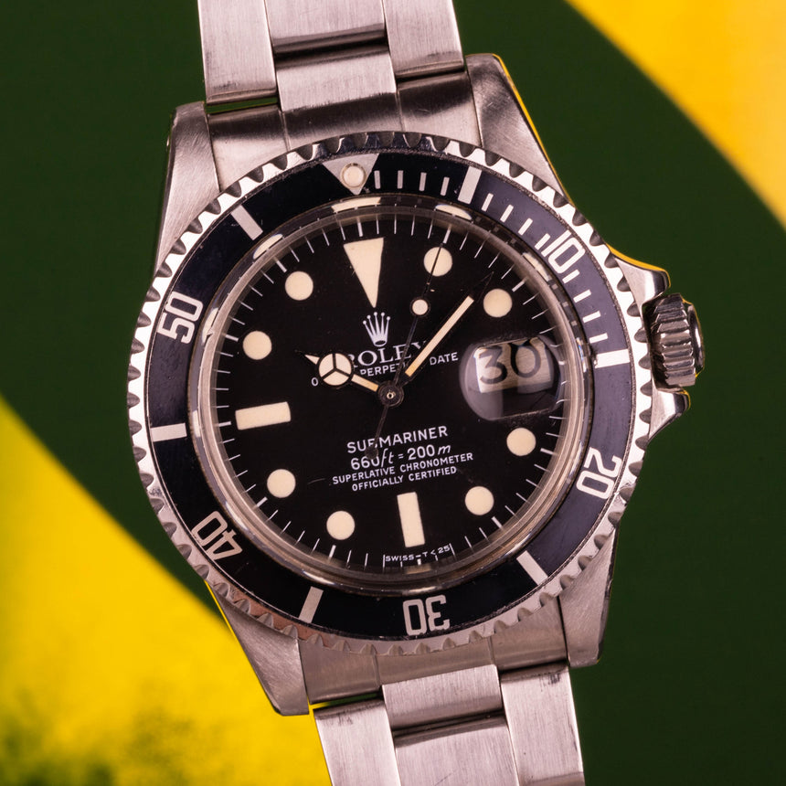 1977 (circa) Rolex Submariner date ref 1680: original parts & very cool conditions