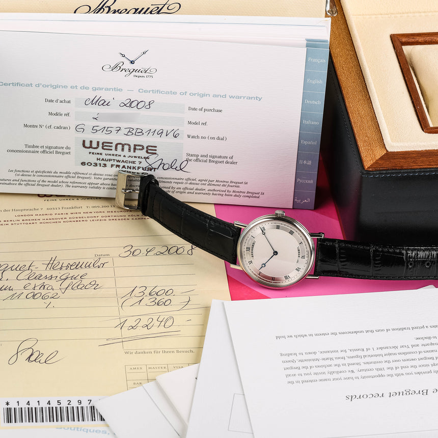 2008 Breguet classique in white gold, reference 5157: FULL SET