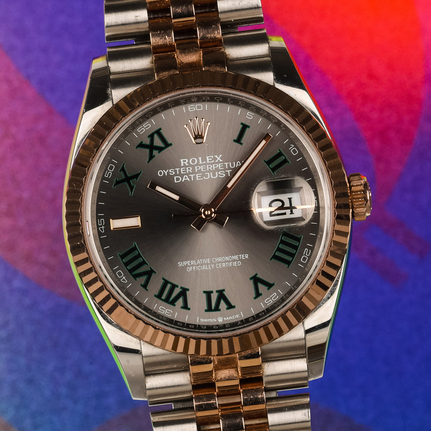 2023 Rolex Datejust 36 ref. 126231 “Wimbledon” – Everose Rolesor Full Set