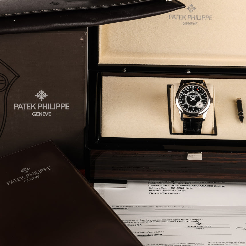 2019 Patek Philippe Calatrava White Gold ref. 6006G-001 – Full Set – Superb Condition