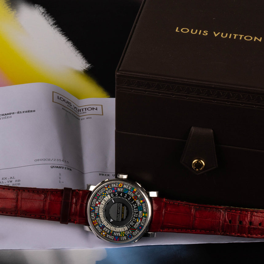 2016 Louis Vuitton Escale Time Zone reference Q5 D20 : Box and Invoice