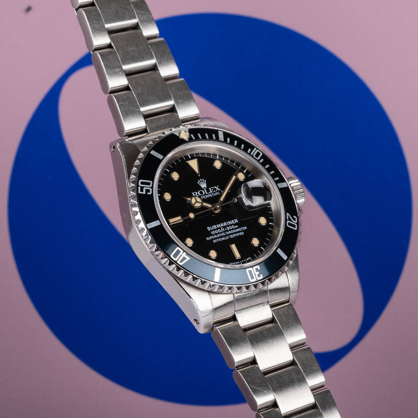 1991 Rolex Submariner date ref 16610 B&P – TOKANT