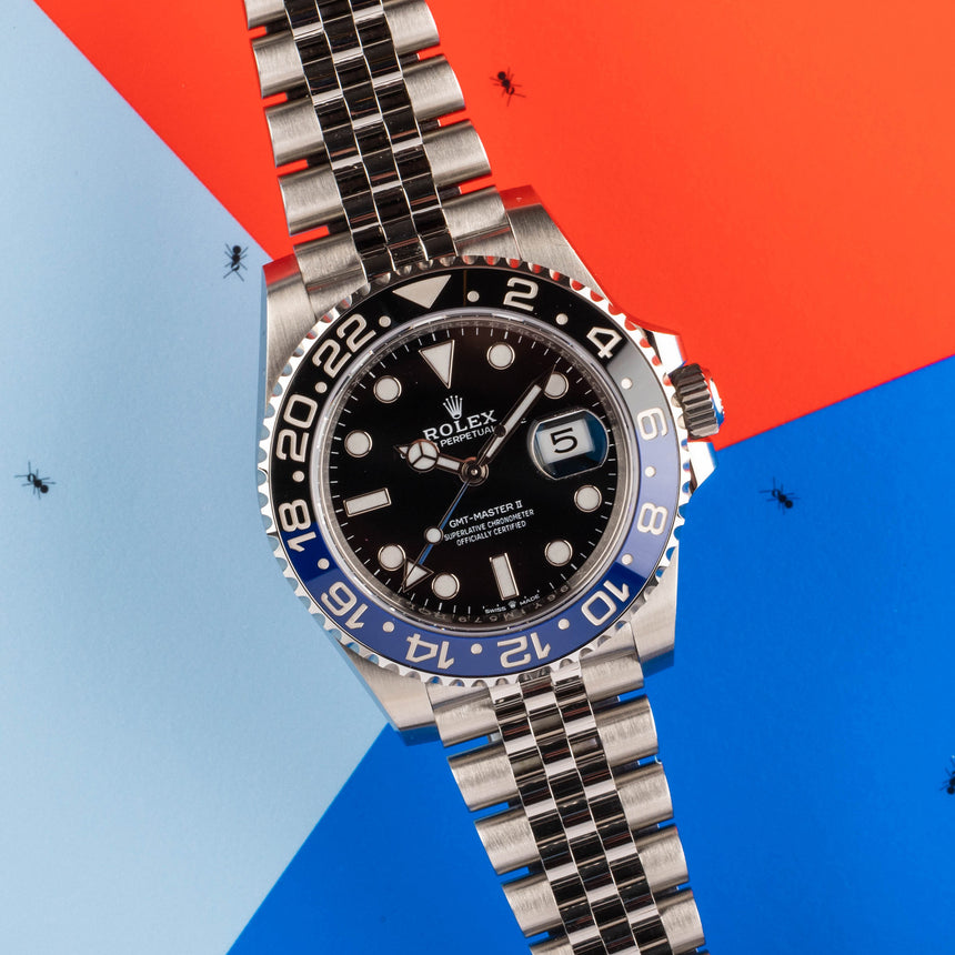 Batman Nuovo Gmt Master 2021 2021 NEW Rolex GMT Master II Ref