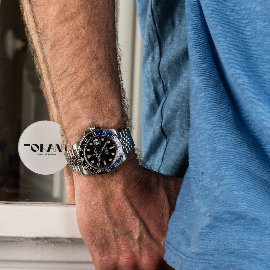 Rolex Batgirl On Wrist Wrist Rolex Datejust Batman PRE-OWNED Rolex