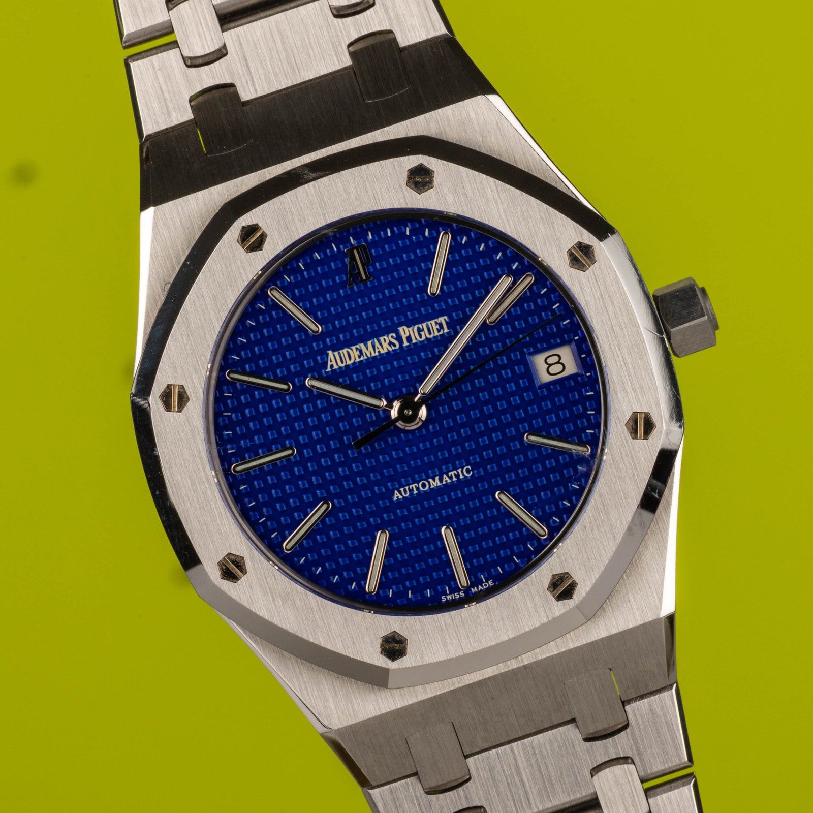 2002 Audemars Piguet Royal Oak ref 14790 with rare «Yves Klein» blue d