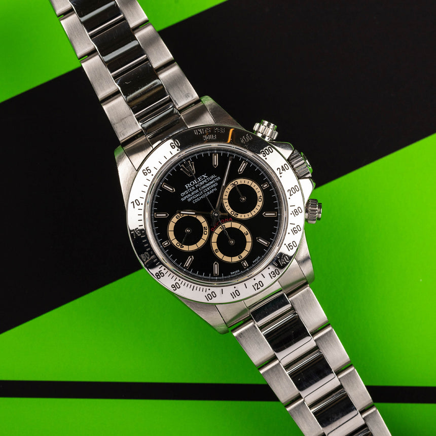 1999 Rolex Daytona ref 16520 Black dial with cool subdials