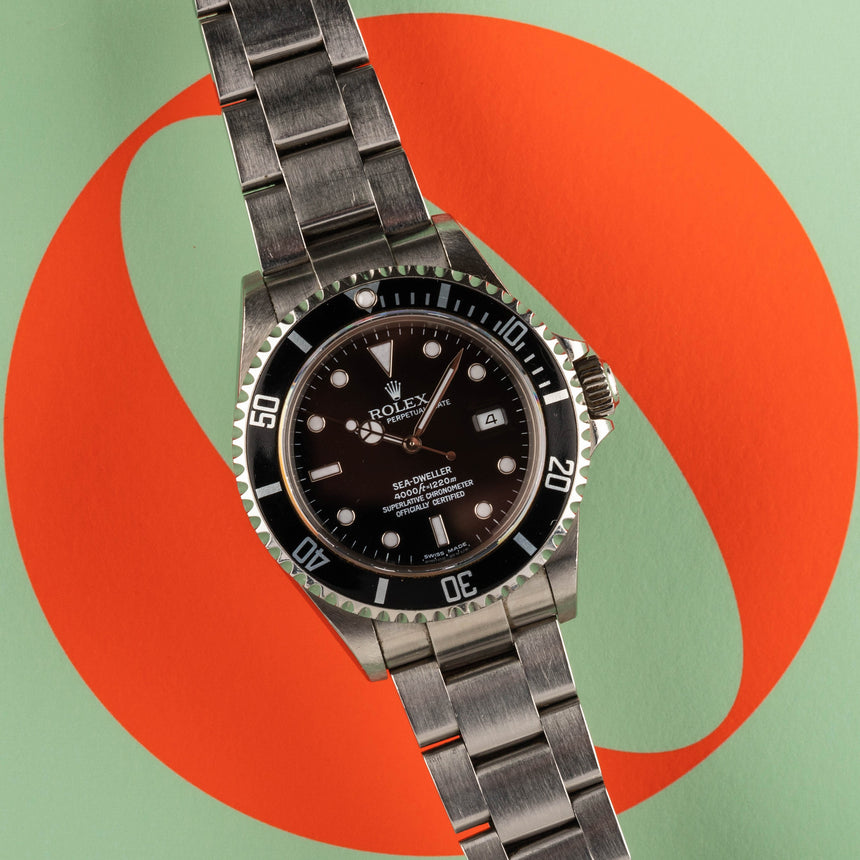 2004 untouched Rolex sea-dweller ref 16600: Box Papers – TOKANT