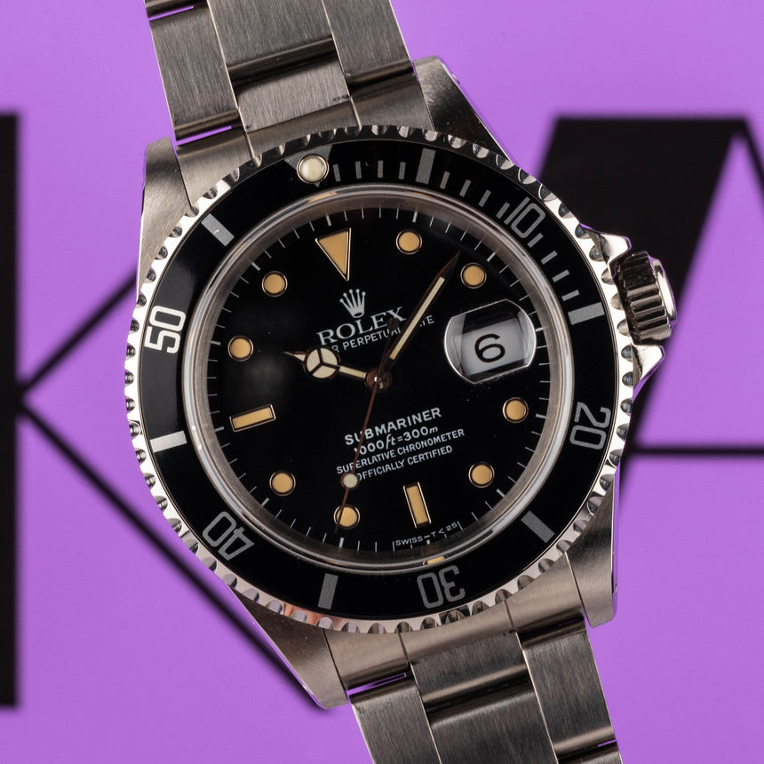 1991 Rolex Submariner date ref 16610: NEW OLD STOCK FULL SET – TOKANT