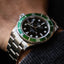 2010 Rolex RRR rare green submariner ref 16610LV: FULL SET LIKE NEW