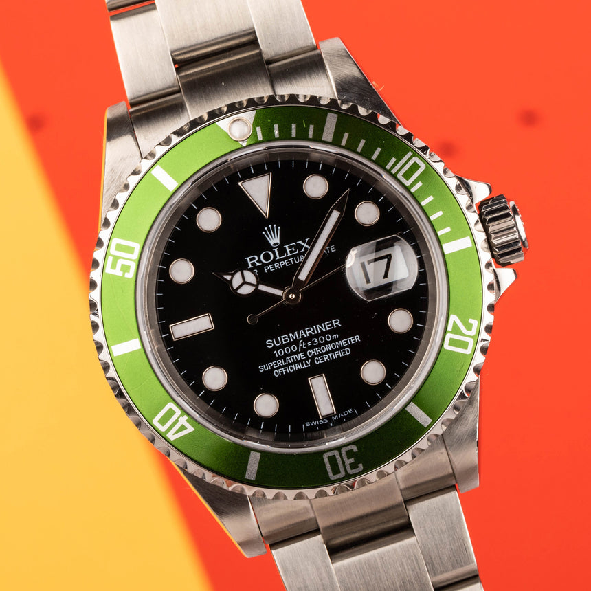 2008 Rolex Submariner date ref 16610 LV Full set First owner