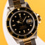 1992 Rolex Submariner DATE steel and gold ref 16613: UNTOUCHED and original INVOICE
