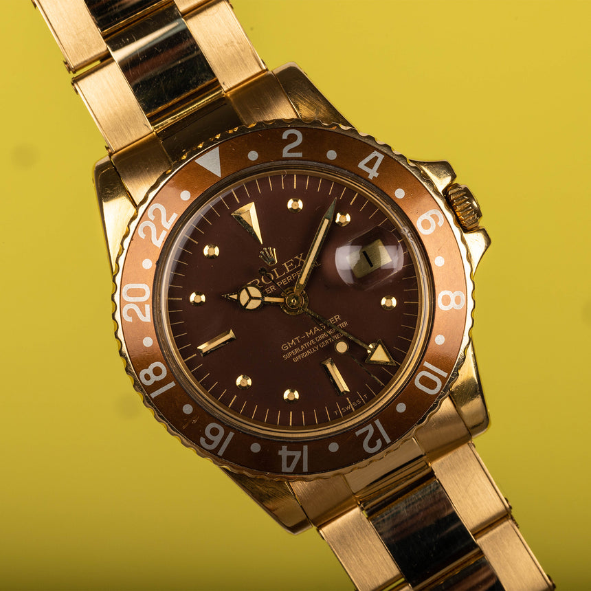 1973 Rolex YG GMT Master ref 1675/8: Box – TOKANT