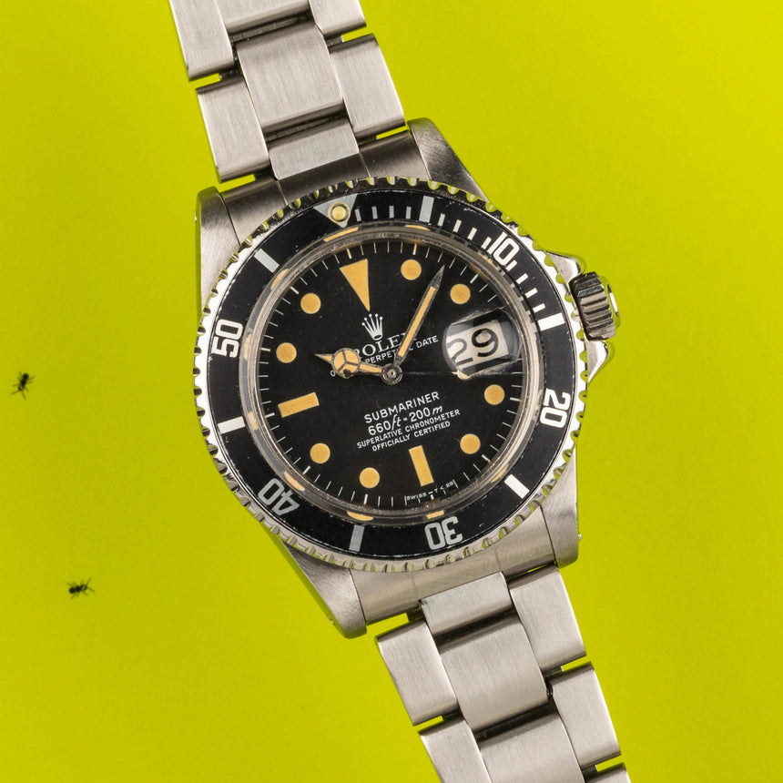 1975 (circa) Rolex Submariner date reference 1680