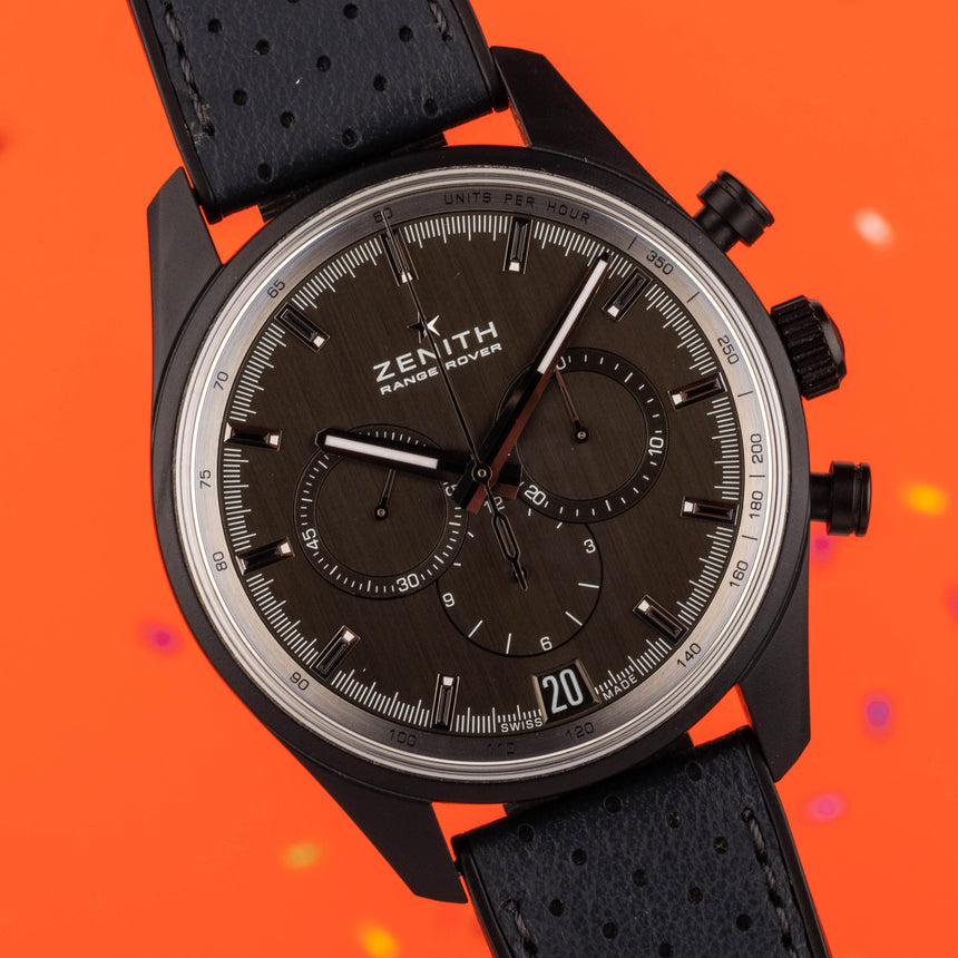 Zenith Range Rover Watch 2020 Zenith el primero RANGE ROVER ltd edition ref 24.240.400/27.R796 ...