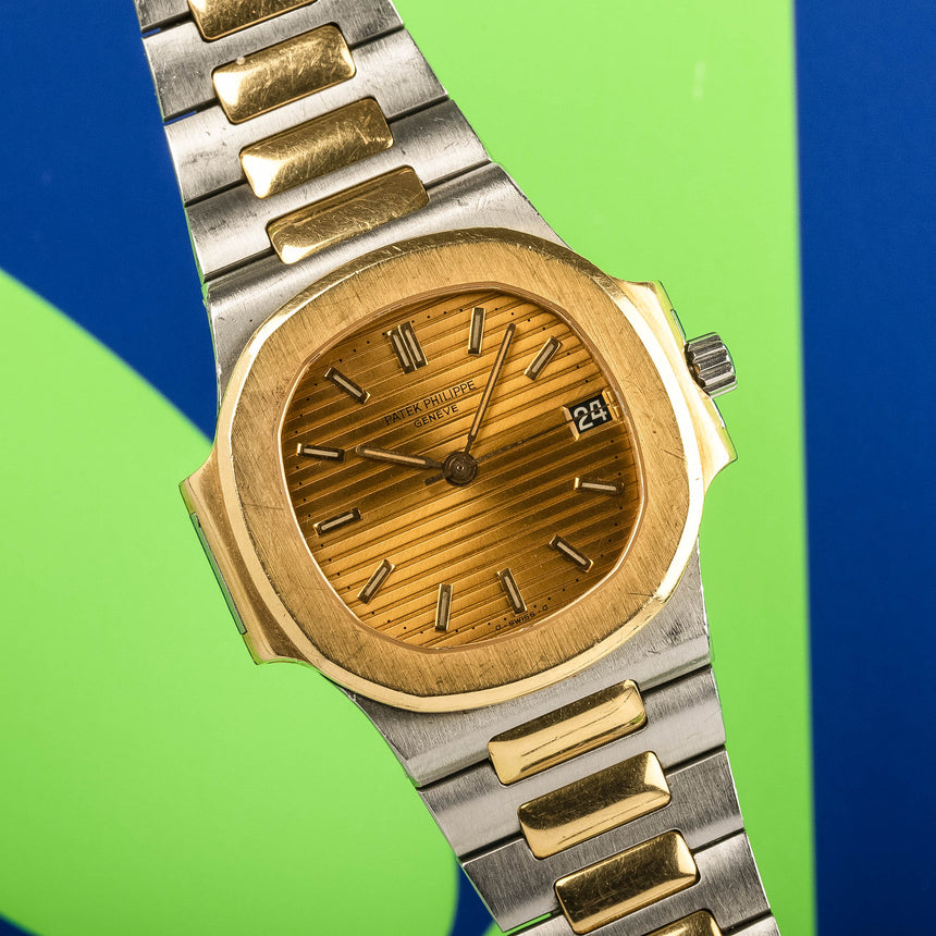 1982 Patek Philippe Nautilus Steel and Gold, ref 3800 – TOKANT
