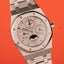 1999 Audemars Piguet Royal Oak perpetual calendar ref 25820st silver smooth grey dial: box & extract