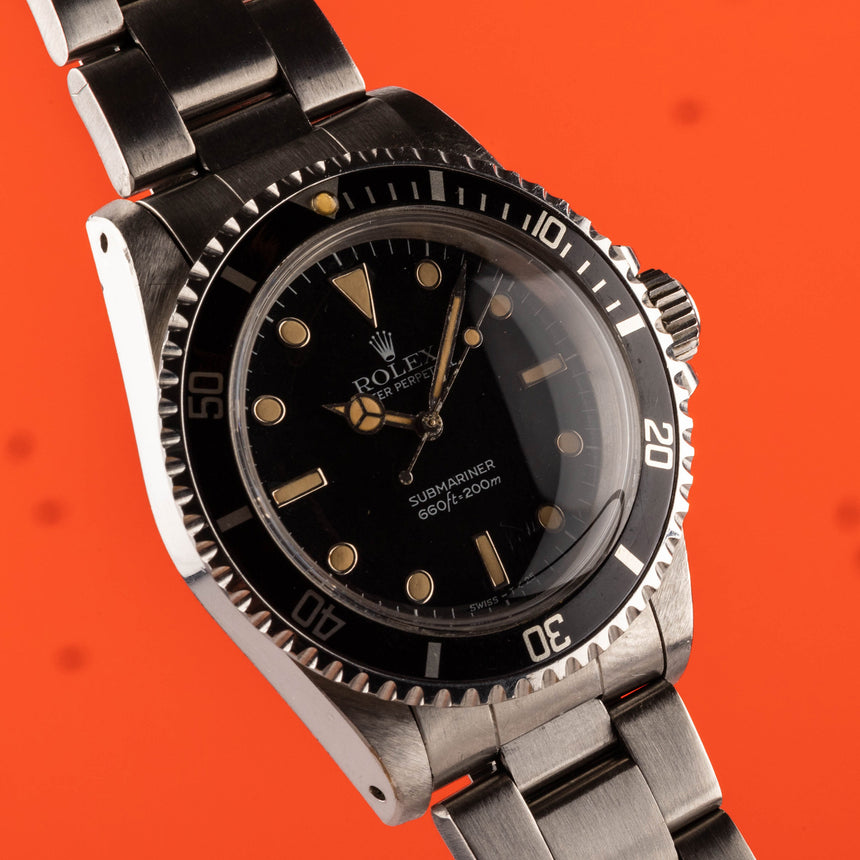 1988 Rolex Submariner no date ref 5513: R serial AMAZING conditions