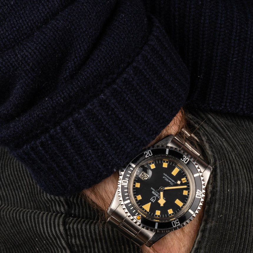 1982 (circa) Tudor Submariner snowflake black dial, ref 94110: Box