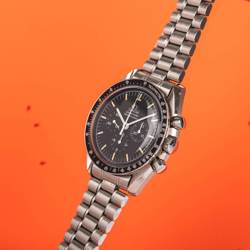 1991 Omega Speedmaster ref 145022st : EXTRACT and travel BOX