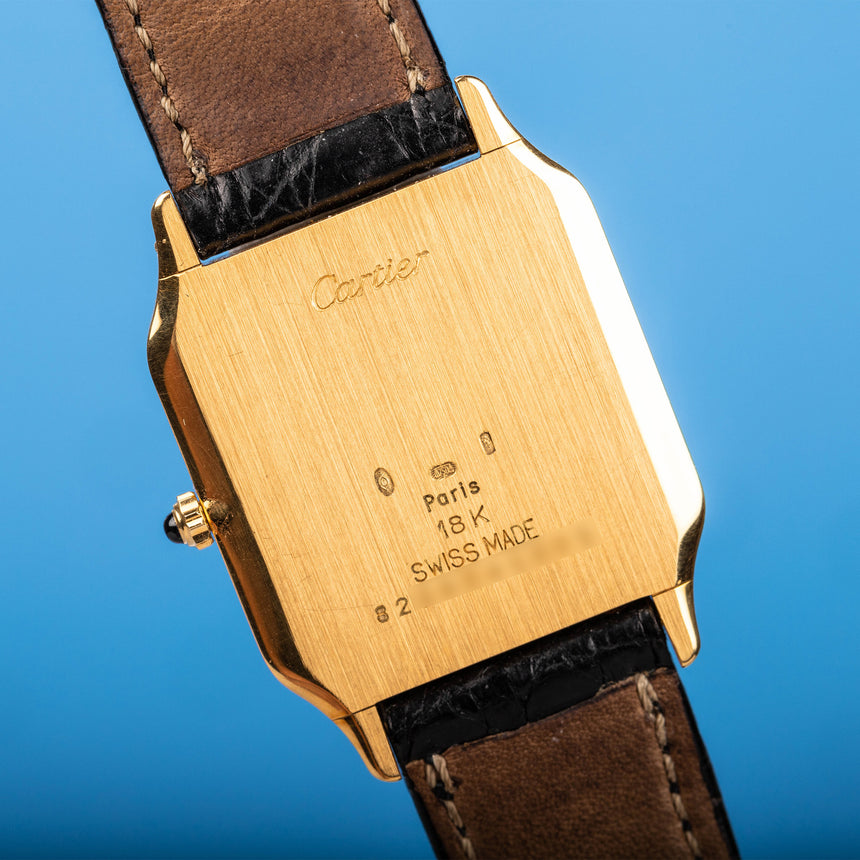 1993 Cartier 18k Santos Dumont ref 15751 FULL SET – TOKANT