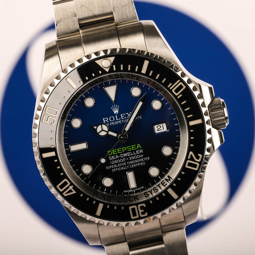 2017 Rolex Sea Dweller Deep Sea  Blue : FULL SET